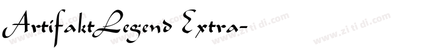 ArtifaktLegend Extra字体转换
